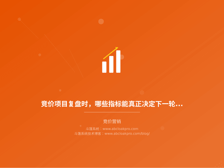 竞价项目复盘时，哪些指标能真正决定下一轮怎么调？